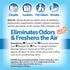 OdoBan Solid Odor Absorber Eliminator for Home, Fresh Linen Scent, 14 Ounces Each, 6-Pack