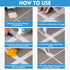 2 Pack Grout Paint Pen Kit - Fast Drying Filler and Sealer for Bathroom, Kitchen Tile Joints