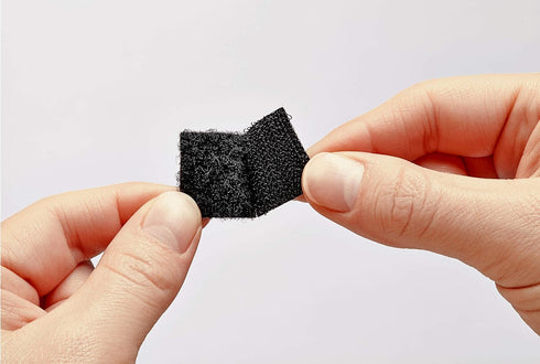 Scotch Multi-Purpose Hook and Loop Fasteners, Indoor Use, Black, 78 in, 24-Pair, 48-Squares