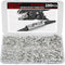 BAALA 280 PCS Non Insulated Butt Connectors Kit, 26-8 Gauge Butt Splice