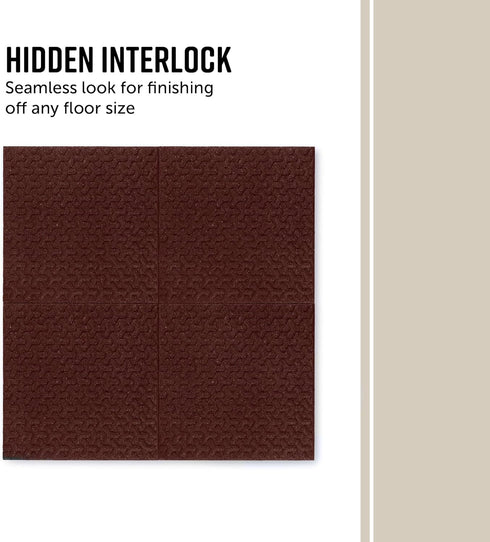 16 16 4 Playsafer Windmill Rubber Interlocking Tiles | X | Easy Install for Indoor and Outdoor Use (Red, Tiles)