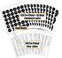 SWOMMOLY 771 Set Printed Spice Jar Labels with Extra Write-on Labels, Pantry Stickers and Chalk Marker Pen. Chalkboard