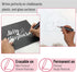Mr. Pen White Chalk Markers, 4 Pcs Assorted Size Liquid Chalk Pen for Chalkboards