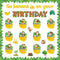 Jungle Theme Monkey Birthday Bulletin Board Set Happy Birthday Chart Cutouts Safari Decorations for Preschool Classroom