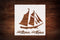 Custom Nautical Ship & Sailing Stencil, 5.5" x 5.5" - Maritime Design for Ocean-Inspired Crafts