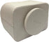 UnionBasic 360 Degree Rotating Desk Organizer, Spinning Caddy for TV Guide, Mail, Media, Remote Holder, Beige Leather