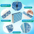 Estune 32 Pcs Hanging File Folders, Decorative Letter Size Folders with Adjustable Tabs for Office Desk