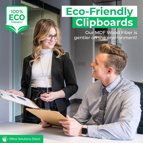 Office Solutions Direct Clipboards with Low Profile Clip, Set of 30 Heavy Duty Clipboards