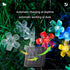 GTTYD 2PACK 50 oopswow Solar Flower String Lights, LED Cherry Blossom Lights Outdoor Waterproof, Solar Fairy Lights