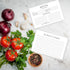 Recipe Instruction Cards: 50 Postcard Size 4 x 6” Index Cards for Kitchen Supplies and Gifts