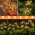 2 Pack Solar Garden Lights Waterproof Solar Swaying Starburst Light Outdoor Lights for Yard Patio Walkway Pathway Party