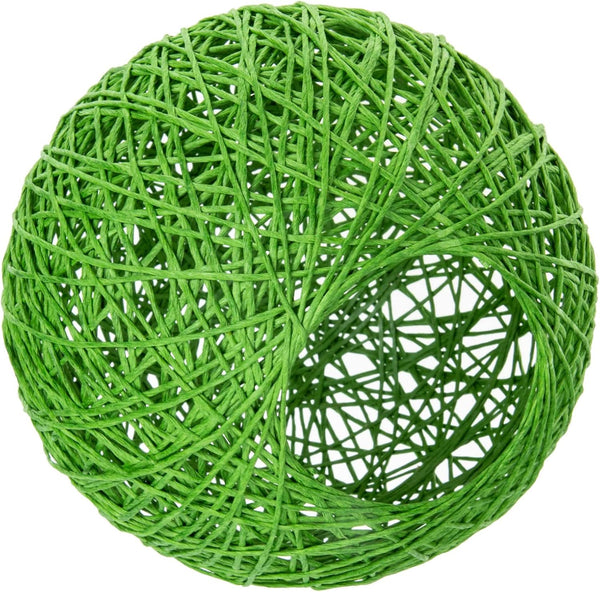DIYEAH Paper Sphere Lamp Shade Green Decorative Light Cover for Ceiling Table and