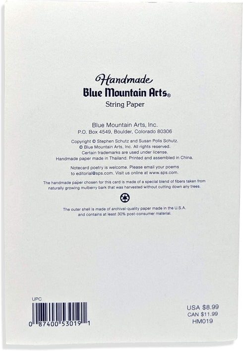 Blue Mountain Arts Greeting Card, “You Will Always Be the Only One for Me”—Handmade Paper Card for Saying “I Love You”