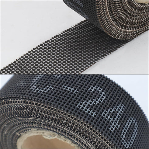 SCOTTCHEN Sanding Rolls/Plumbing Sanding Cloth, 1-1/2" x 11yd (33 ft), Plumber's Double Side Open Mesh