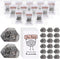 Huwena 50 Sets Inspirational You Rock Employee Appreciation Gifts Smile Resin Stone