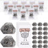 Huwena 50 Sets Inspirational You Rock Employee Appreciation Gifts Smile Resin Stone