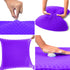 Tailbone EcoNour Gel Seat Cushion for Long Sitting (Large & Thick) - Pressure Relief Honeycomb Support for Back