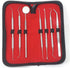 A2Z-Dental Set, (Set 7Pcs) Tools Dental Pick Oral Care Kit, Stainless Steel Dental Hygiene Kit Tooth Scraper Tartar