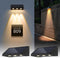 Solar Wall Lights Outdoor, 3 LED Lenses Fence Lights Solar Powered Outdoor