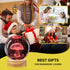 Oriamde 3D 3.15 inch 16 Mushroom Crystal Ball Night Light Glass Ball Lamp with Color Changing Wooden Base and Remote