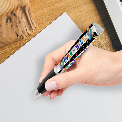 Happy Birthday Pen (1 Pen, 3-Sided) - Funny Personalized Gifts for Women, Men, Friends, Cute Writing Pens