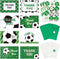 H1vojoxo 96PCS Soccer Thank You Cards with Envelopes and Stickers Thank You