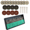 50PCS Stone Carving Set with Polishing Diamond Burrs for Dremel, Rotary Tools Accessories for Grinding, Cutting,