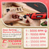 8V 2.5 122 5-Speed SHALL Cordless Rotary Tool Kit, Lightweight Ah Battery Rechargeable Dog Nail Grinder w/ Accessories