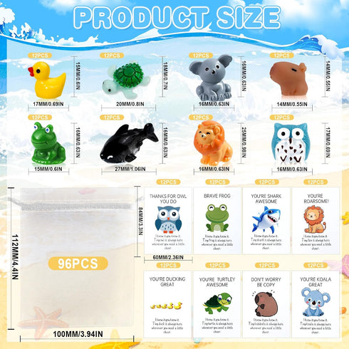 96 Sets LUYI Employee Appreciation Gifts Bulk for Coworkers Thank You Staff Office Volunteer Teachers Appreciation Bulk