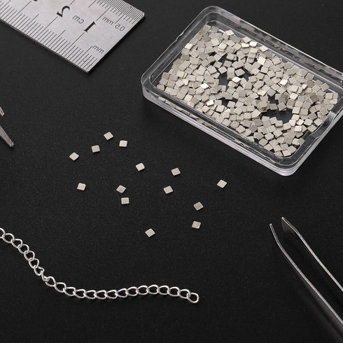 3 Grams Silver Solder for Jewelry, Precut Chips Soldering Kit, Ultra Tiny Medium Density Easy Solder