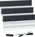 Shuttle Art Black Dry Erase Markers - 60 Pack Magnetic Fine Point Markers for Writing on Whiteboards, Mirrors, School