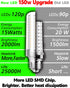1.57x4.92 inch E26 150W Bulbs, Non-Dimmable, 2000lm 4000K 15W E26/E27 Lamps,1 Pack Big Size: Equivalent LED Corn Light