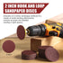 120 Pcs 2 Inch Sandpaper 240 Grit, Hook and Loop Sanding Disc for Sanders Drill Grinder Rotary Tools