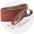WORKPRO 36 Pack 1 x 30 Inch Sanding Belts, Aluminum Oxide Abrasive for Woodworking, Metal Polishing
