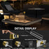 Timjorman Compact Cordless Table Lamp, Rechargeable LED Night Light, Dual Light Source (RGB Top & Warm Bottom), Touch