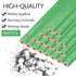 Lincia 300 Pcs Carpenter Pencils, 7 Inch Octagonal Flat Marking Pencils, Hard Black for Woodworking and Concrete (Green)