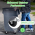 15-19 Inch 480lbs Nefish Upgraded Trash Can Dolly Wheels, Adjustable Round Barrel Dollies Wheels, Heavy Duty Drum