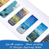 Zonon 12 Pcs Bible Magnetic Bookmarks - Religious Verse Page Clip Magnet Set with Landscape for Reading Supplies