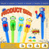 Sayglossy 12 Pcs Boxing Pen Robot with Punching Arm and Crisp Button Sound Interesting Frog Funny Ballpoint Cool