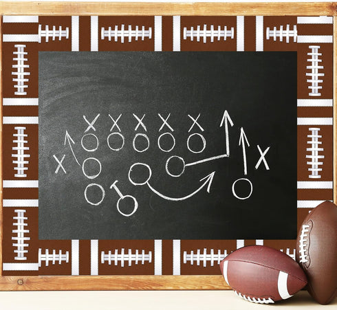 Whaline 164ft Sport Theme Bulletin Board Borders - Football Basketball Baseball Die-Cut Trim for Classroom