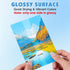 NUITPY 150 4in 6in Menus(180gsm 48lb) Sheets Glossy Photo Paper, x Inkjet Photo Printer Paper, Picture Paper