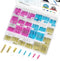 TICONN 160Pcs Heat Shrink Wire Connectors, Waterproof Automotive Marine Electrical Terminals Crimp Connector Assortment