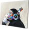 Mouse Pad with Design, Gorilla Oil Painting Graffiti, Funny Non-Slip Computer Mousepad for Home Office