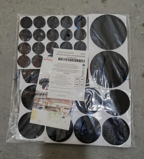 Yelanon 38 pcs Non Slip Furniture Pads, Self Adhesive Rubber Feet, Anti Slide Protector for Hardwood Floors