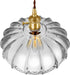 Plug-in Pendant Light Fixture, Hanging Light Fixture, Glass Pendant Light, Swag Lamp with Inline On/Off Switch