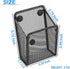 Magnetic Pencil Holder, Mesh Stainless Steel Pen Basket, Metal Storage Organizer for Writing Utensils, Home, Office,