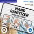 12x18 Inches, 3M .063 Hand Sanitizer Available Here with Apply Rub and Dry Hands Graphic Sign, EGP Reflective Aluminum