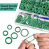 595 Pcs Metric and SAE Air Conditioning O-Ring Kit for Automotive A/C and Plumbing Seal Repairs