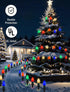 C9 25Ft 26 C9 Bulbs, LED Christmas Lights Outdoor Outdoor Christmas Decorations String Light Waterproof with LED
