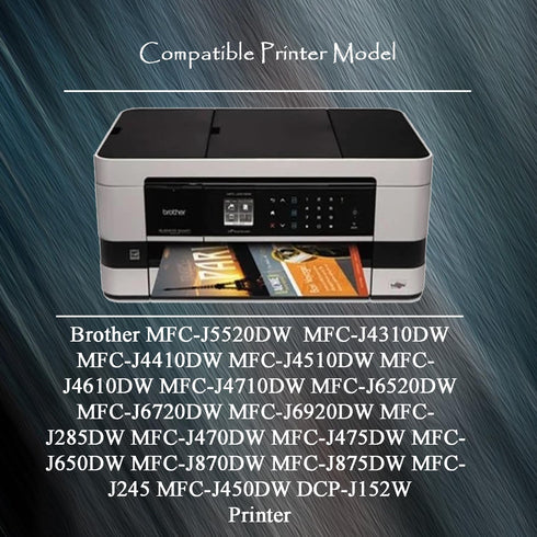 TG Imaging LC103BK Ink Compatible Replacement for Brother LC103 Black Ink Cartridge for MFC-J4310DW MFC-J4510DW